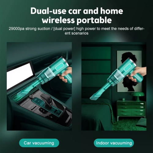 Cordless Handheld Vacuum – 29000PA Suction, Portable Car & Home Cleaner