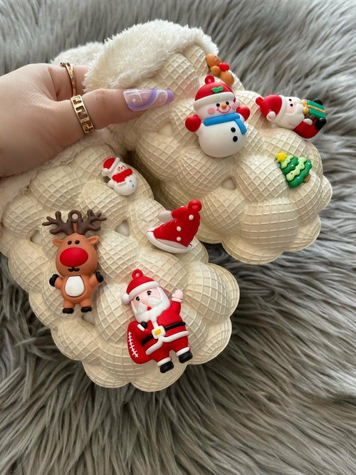 Bubble Slippers – Furry House Slides for Winter & Christmas Gifts
