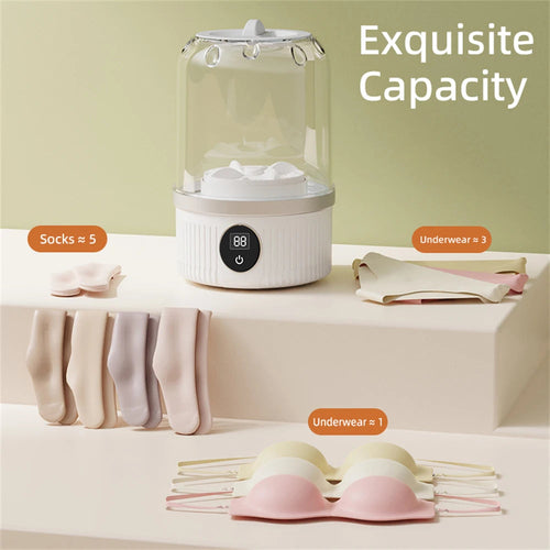 Mini Charging Washing Machine – Portable Washer for Underwear & Socks