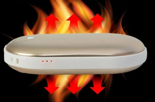 Portable USB Hand Warmer – Rechargeable Egg Warmer, 3 Heat Levels