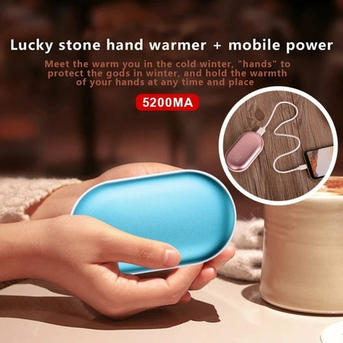 Portable USB Hand Warmer – Rechargeable Egg Warmer, 3 Heat Levels