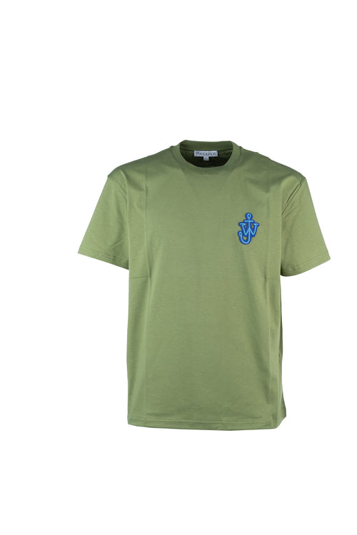 J.W. Anderson Men's Cotton T-Shirt – Soft & Breathable, Green